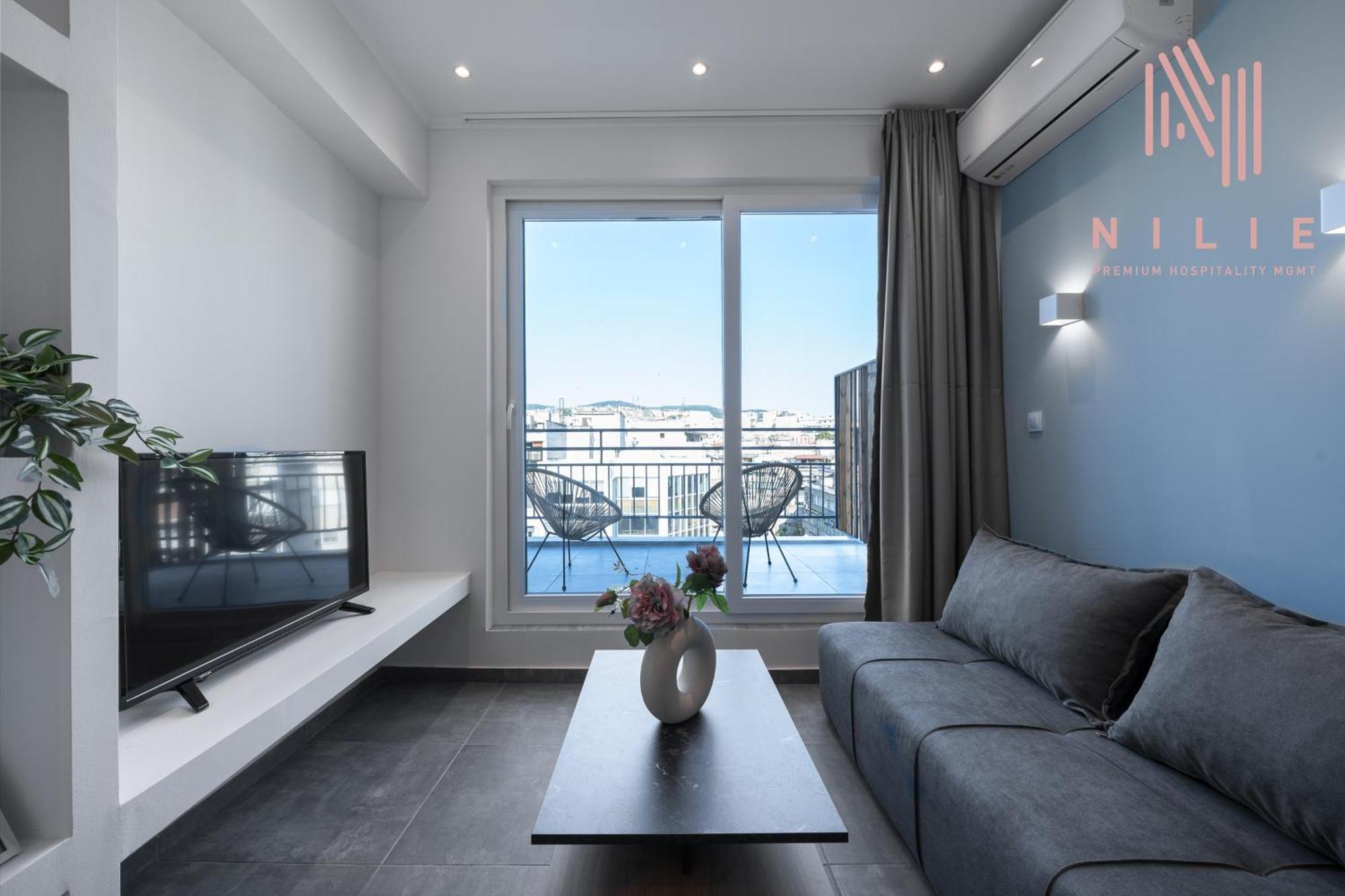V1 Penthouse, Nilie Hospitality Mgmt Apartment Thessaloníki Luaran gambar